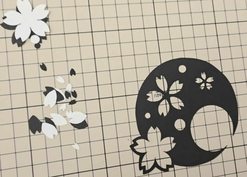 切り絵桜